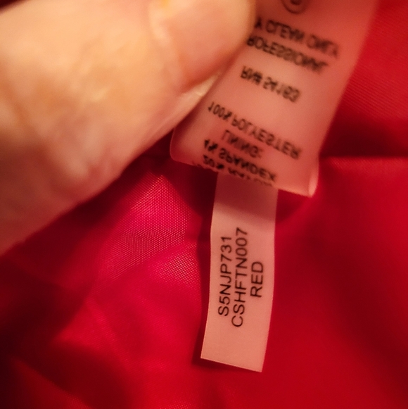 Calvin Klein Women's Open Front Ruffle Sweater, 3/4 Sleeve (Heavy) Size 8 EUC - Picture 5 of 6